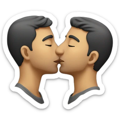 two-gay-men-kissing sticker