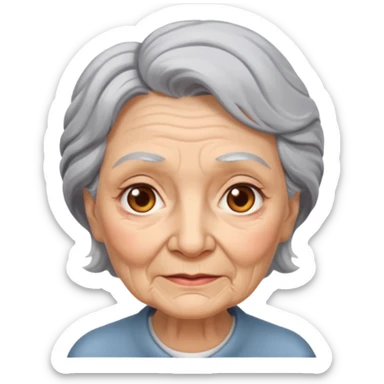 Old lady sticker