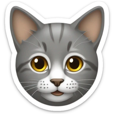 Un chat qui souhaite une bonne année  sticker