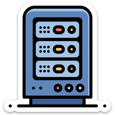 data center server rack sticker