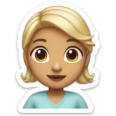 Bebé nena sticker