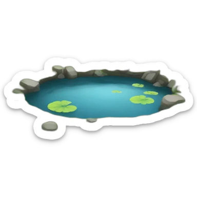 small pond sticker