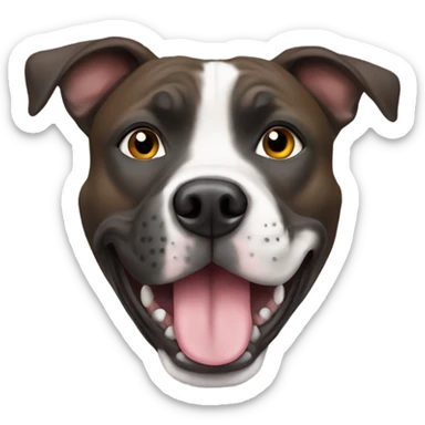 Staffy dog sticker
