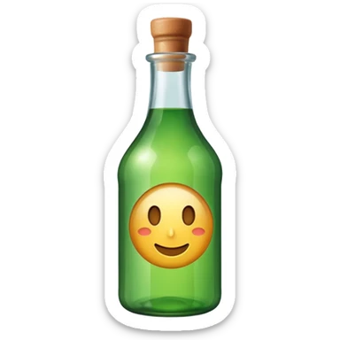 Une bouteille de get 27  sticker