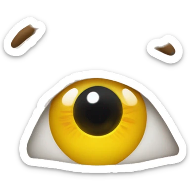 Um emoji de olho surpreso  sticker