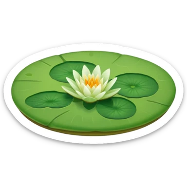 Lily pad sticker