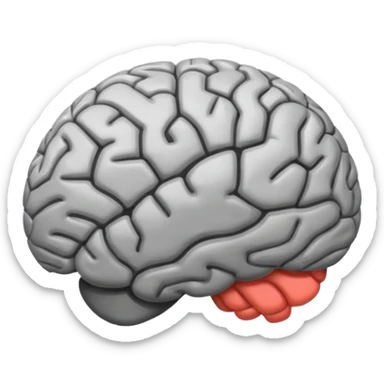 Un cerebro  sticker