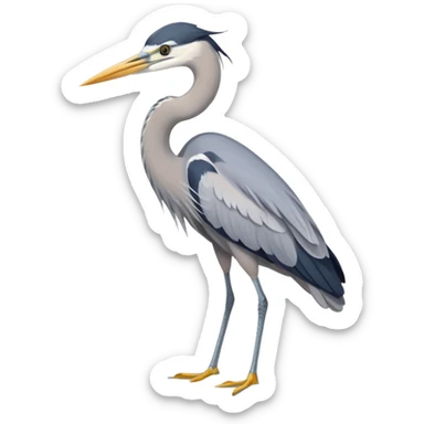  bird heron sticker