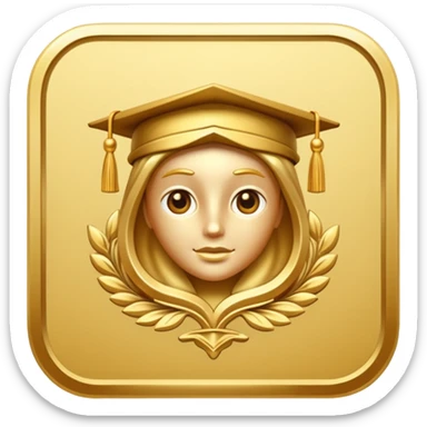 academic schoolarship sticker