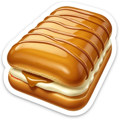 Butterscotch éclair  sticker