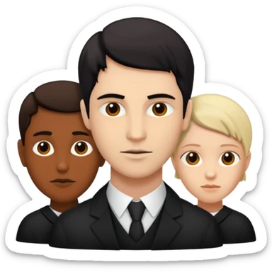 The Dark Triad sticker