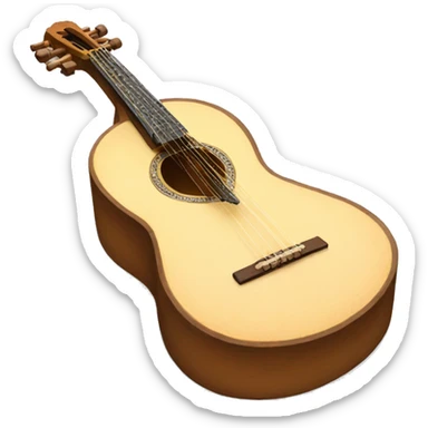 oud arabic music instrument sticker