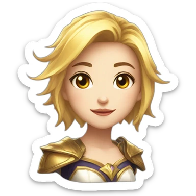Lux League Of Legend sticker