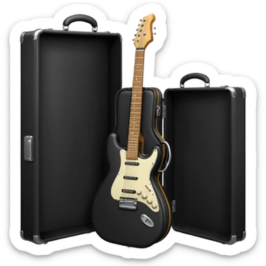electro gitar case sticker