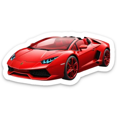 lamborgini emoji text sticker