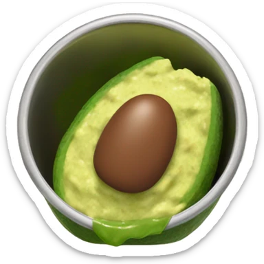Chipotle guacamole sticker