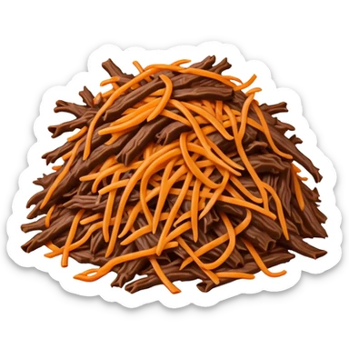 shredded beef sticker