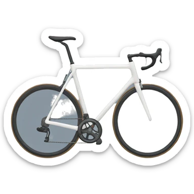 roadbike handlebar, front view sticker