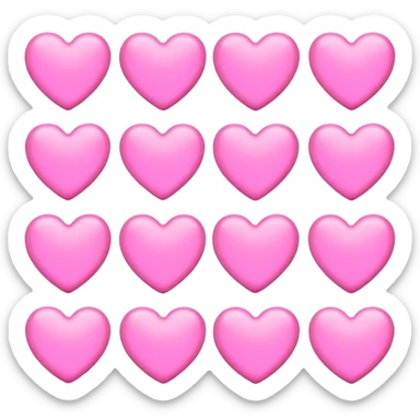 Cute hearts  sticker