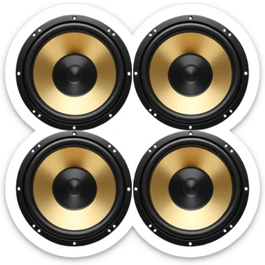 Rockville audio db11 subwoofers sticker