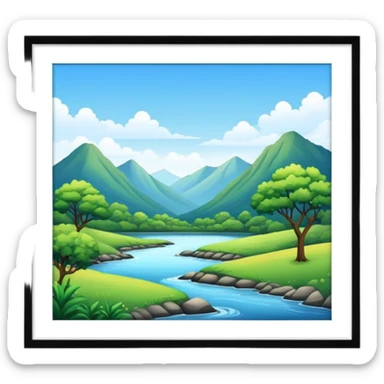 edgy aesthetic full scenic SCENERY sticker