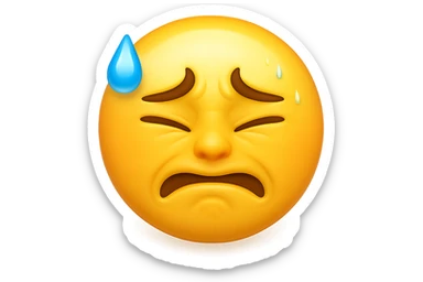 emoji stile iphone che riguarda l'argomento "stipsi/andrò al bagno oggi?", iperrealistico 4k sticker