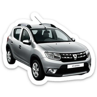 Dacia Sandero grey sticker