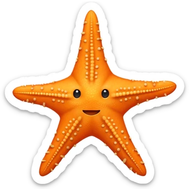 Estrella de mar normal sin rostro sticker