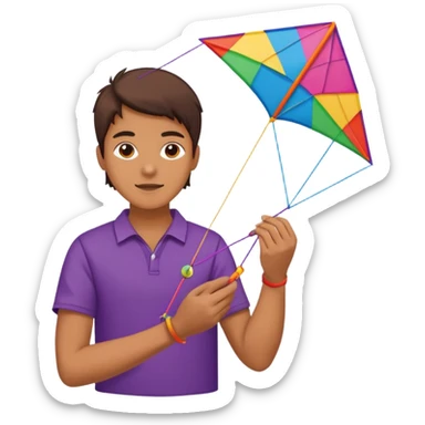 Kite Maker sticker