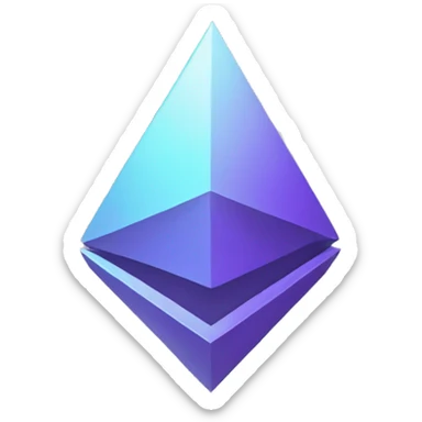 ethereum symbol sticker