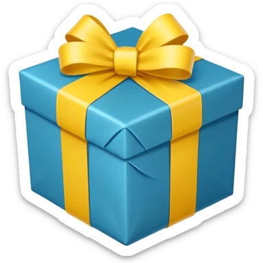 Apple-style emoji, minimal shading, simple gradients.
Keep the original emoji style and shape exactly the same.
Change the ribbon color to a vivid yellow.
Flat emoji style, clean vector look, no extra elements, no text, transparent background. sticker