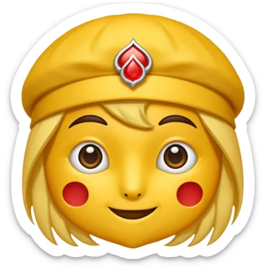 یک ایموجی با ترکیب روی هم رفته سه حرف اینگلیسی s i n sticker