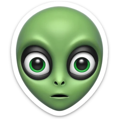 I want you to create an alien just like kaddu from movie koi mil gya sticker