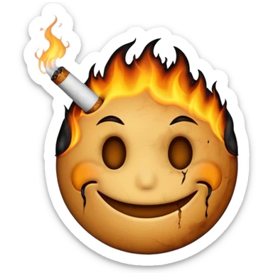 Smiley électrocution sticker