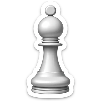 chess pawn sticker