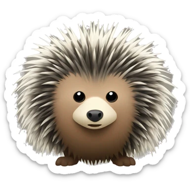 Brazilian porcupine sticker