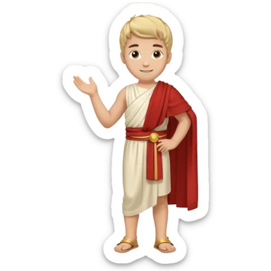 niño cartagines cuerpo completo sticker