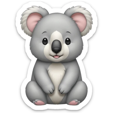 Haz a un samoyedo con mezcla un koala sticker