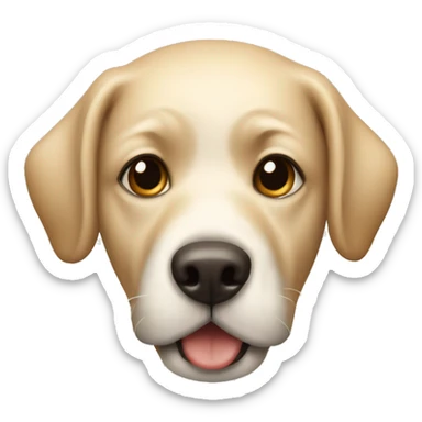 Dog Beige Maltester Bichln  sticker