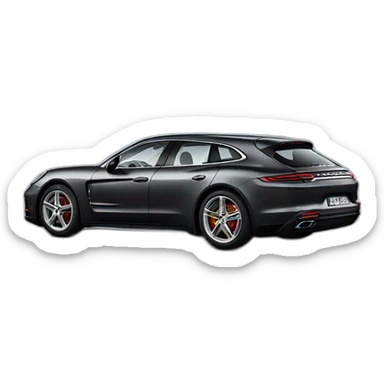 Porsche Panamera 4 sport Turismo back sticker