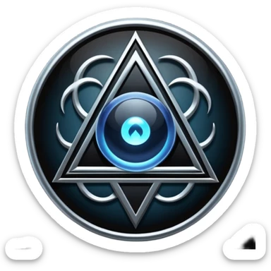 mystic dark symbol sticker