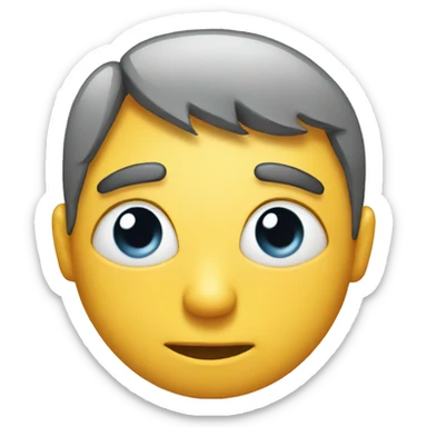 Eye twitch emoji face sticker