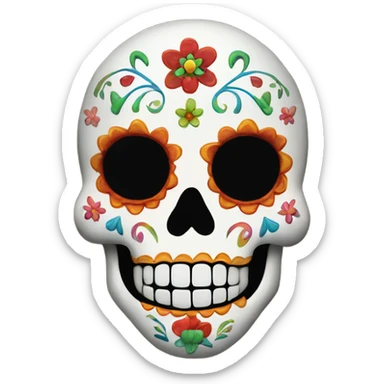 Sugar skull Zia  sticker