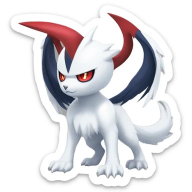 Cool Edgy Absol-Zangoose-Quilava, full body sticker