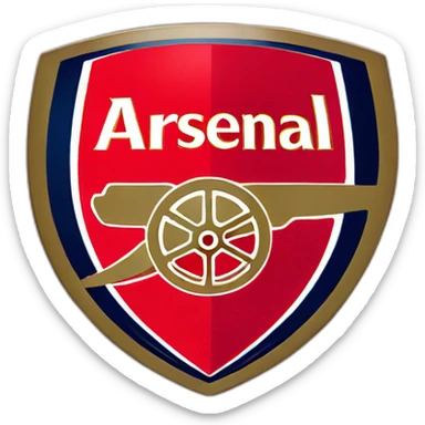 Arsenal football club badge sticker