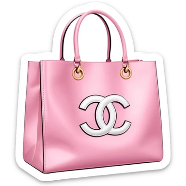 shopping bag, victoria secret, chanel sticker