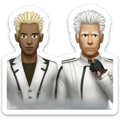 Mugatu y zoolander sticker
