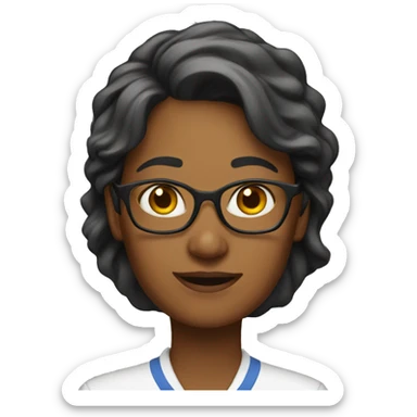 women teacher sticker