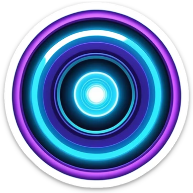 Futuristic camera aperture transforming into a vortex of light rays converging on a glowing product silhouette (e.g., lamp, watch), deep space blue (#0A1A2F) to electric violet (#8A2BE2) gradient with neon cyan (#00FFFF) sticker
