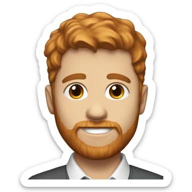 Center for Humane Technology Executive, Tristan Harris, white male with red brown short hair and scruff sticker